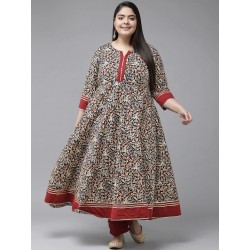 индийское платье анаркали хлопок 4XL