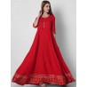 индийское платье длинное красное с золотом XL