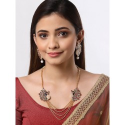 индийские украшения ожерелье и серьги "павлины"