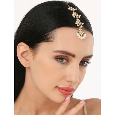 индийские тики украшения на пробор