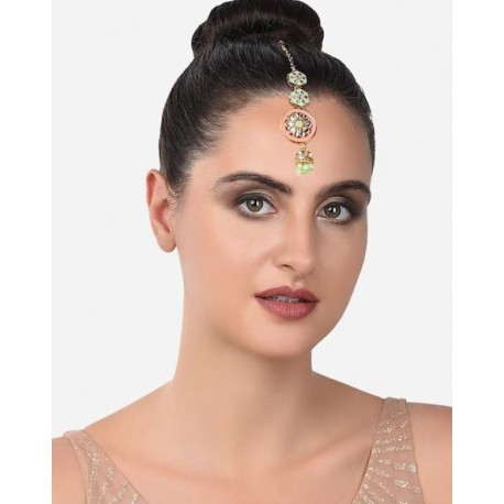 индийские тики (украшение на пробор) цветные