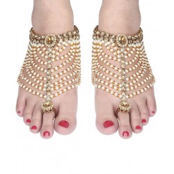 индийские браслеты на ноги с кольцами