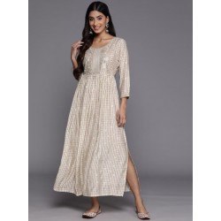 индийское платье длинное белое с принтом S/M