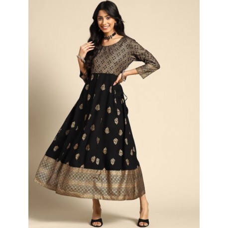 индийское платье черное с золотом купить доставка москва