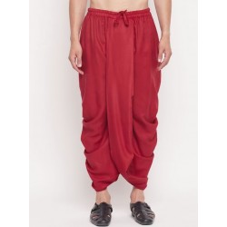 индийские мужские брюки дхоти бордовые