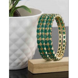 индийские браслеты (4 штуки) зеленый цвет 65 мм