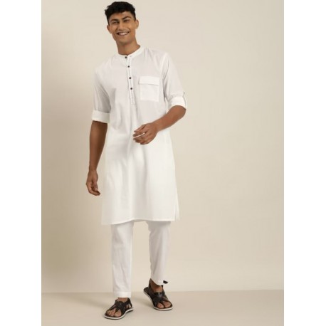 индийский мужской костюм белый L