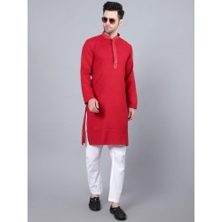индийская мужская курта красная XL