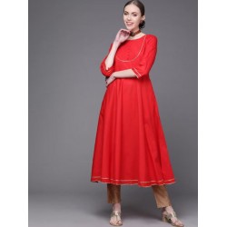 индийское платье анаркали красное L