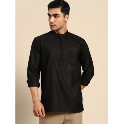 индийская мужская курта короткая черная XL