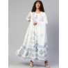индийское платье белое с дупаттой L