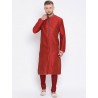 индийский мужской костюм шервани бордовый 2XL