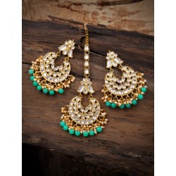 индийские украшения тика и серьги бирюзовые