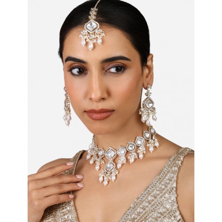 индийские украшения праздничный комплект белый