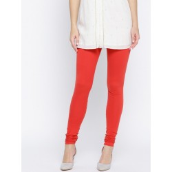 индийские легинсы чуридары красные