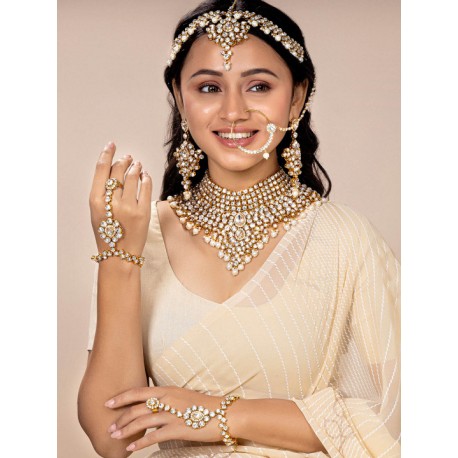 индийский свадебный комплект белый