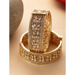 индийский браслет золото со стразами на винте