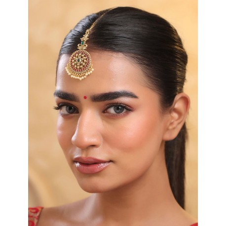 индийская тика украшение на пробор классика