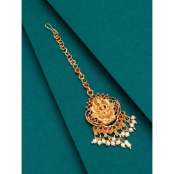 индийская тика украшение на пробор лакшми