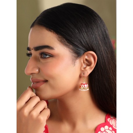 индийские серьги джумки разные цвета