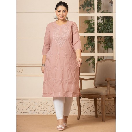 индийская туника розовая с вышивкой