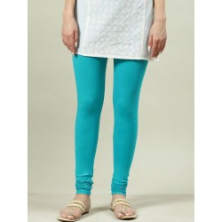 индийские легинсы чуридары голубые