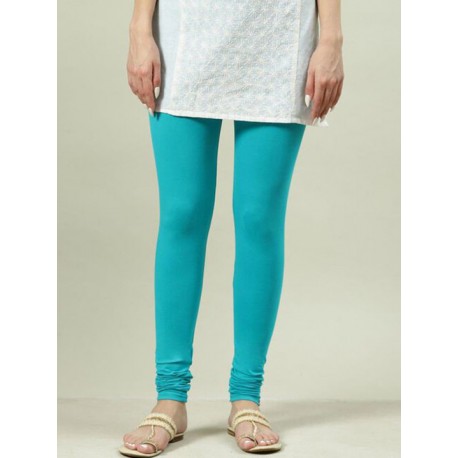 индийские легинсы чуридары голубые