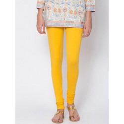 индийские легинсы чуридары желтые