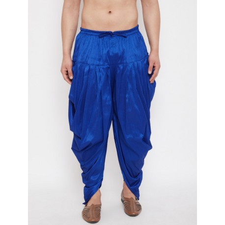 индийские мужские брюки сальвары ярко синие