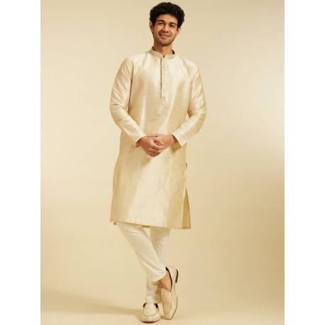 индийская мужская курта бежевая