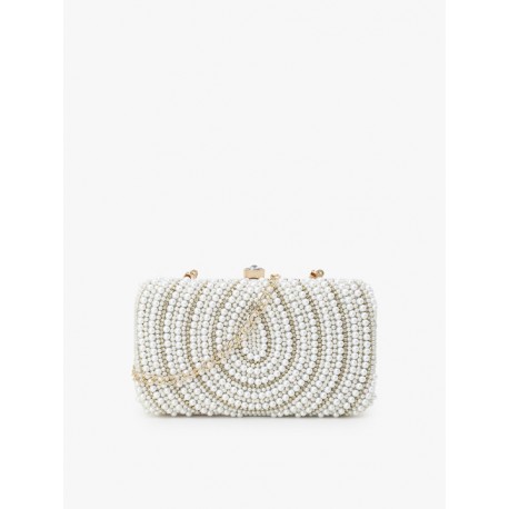 индийская сумка клатч с жемчугом