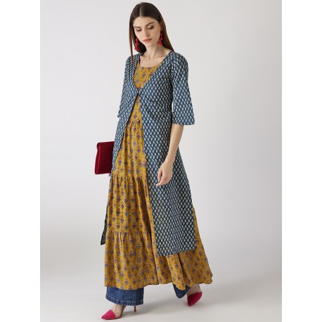 индийское платье с накидкой М размер