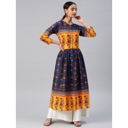 индийское платье анаркали цветное L