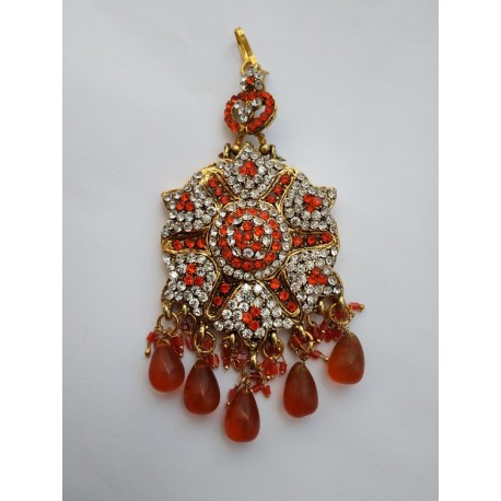 индийское украшение на прическу джумар (разные цвета)