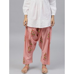 индийские штаны сальвары с цветами S