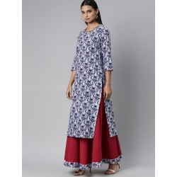 индийский юбочный костюм - туника и юбка, L